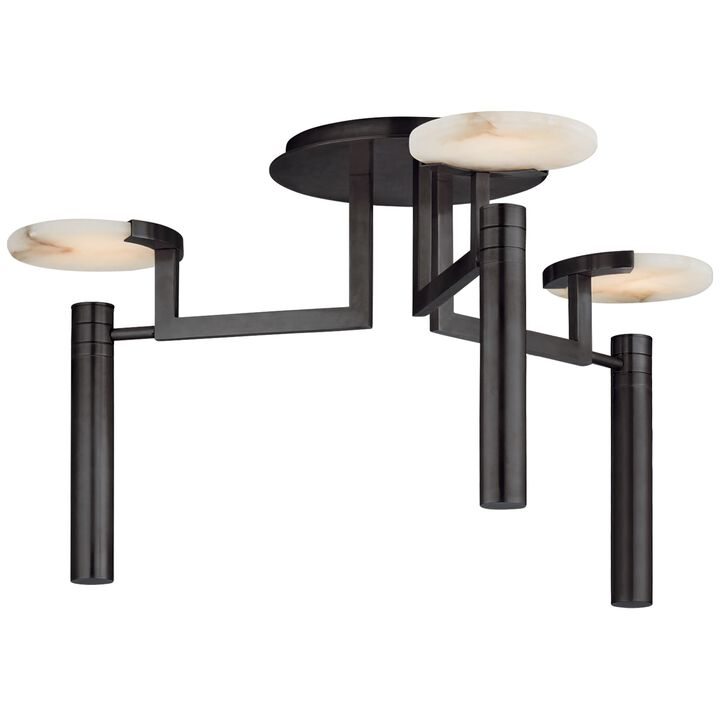 Melange Disc Semi-Flush Chandelier