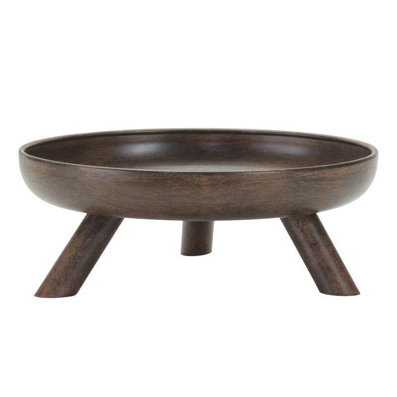 Metal Pedestal Bowl Set of 2 with Legs for Seasonal and Event Styling