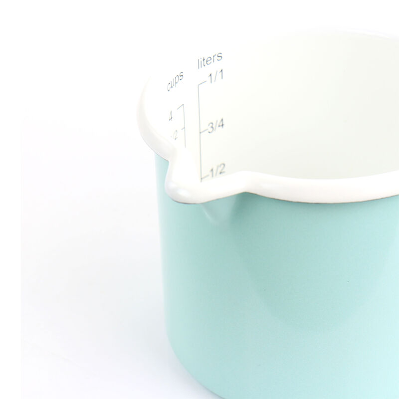 Martha Stewart Enamel on Steel Measuring Cup in Turquoise