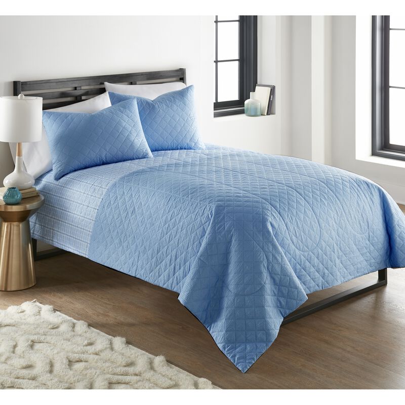 Seersucker 6-in-1 Quilt Set Americana Stripe