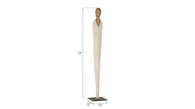 Vested Female Large Sculpture