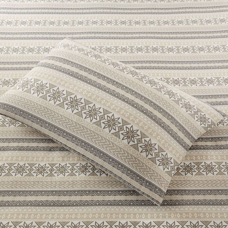 Gracie Mills Persephone 4-Peice Cotton Flannel Sheet Set