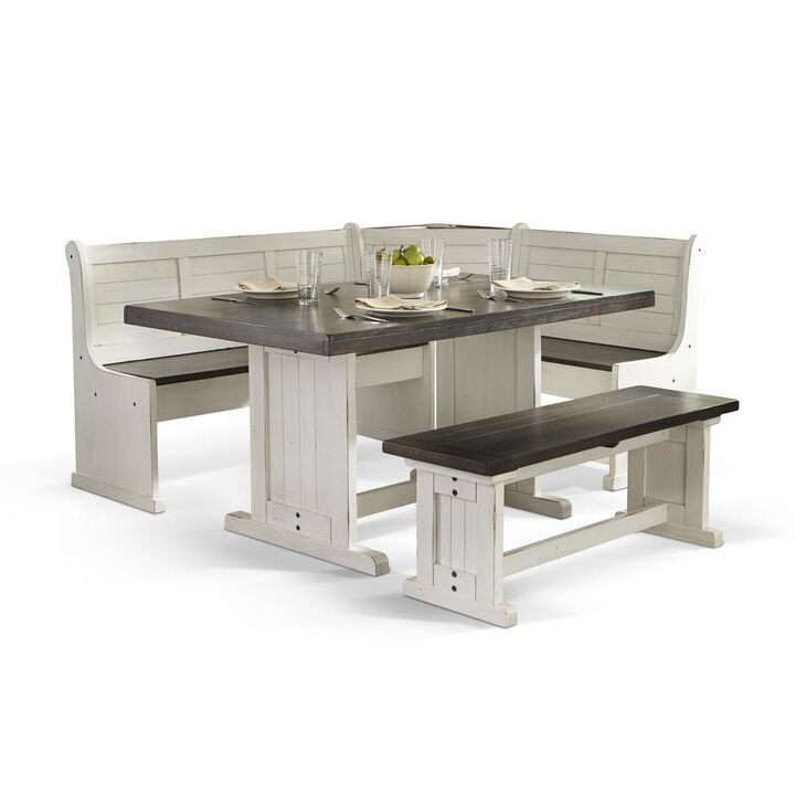 Sunny Designs Wood Breakfast Nook Dining Set