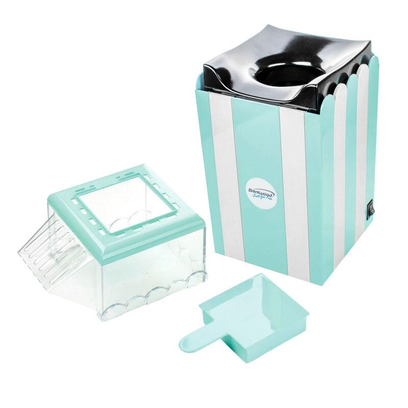 Brentwood Classic Striped 8 Cup Hot Air Popcorn Maker in Blue