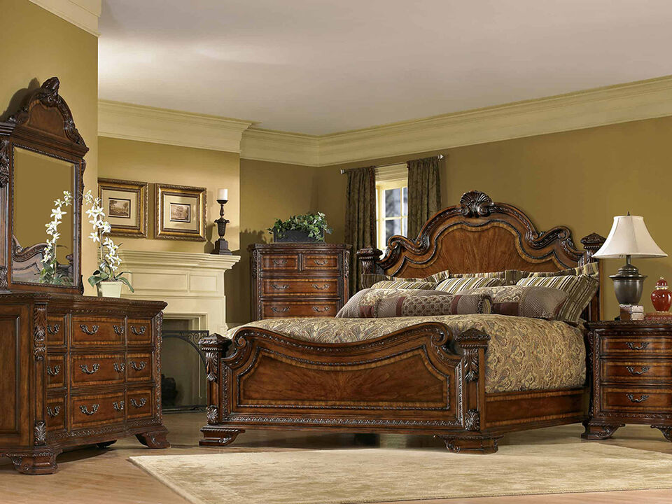 Old World Bedside Chest