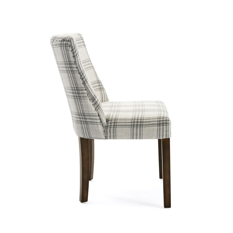 Merax Contemporary Fabric Dining Chairs 2 Pieces
