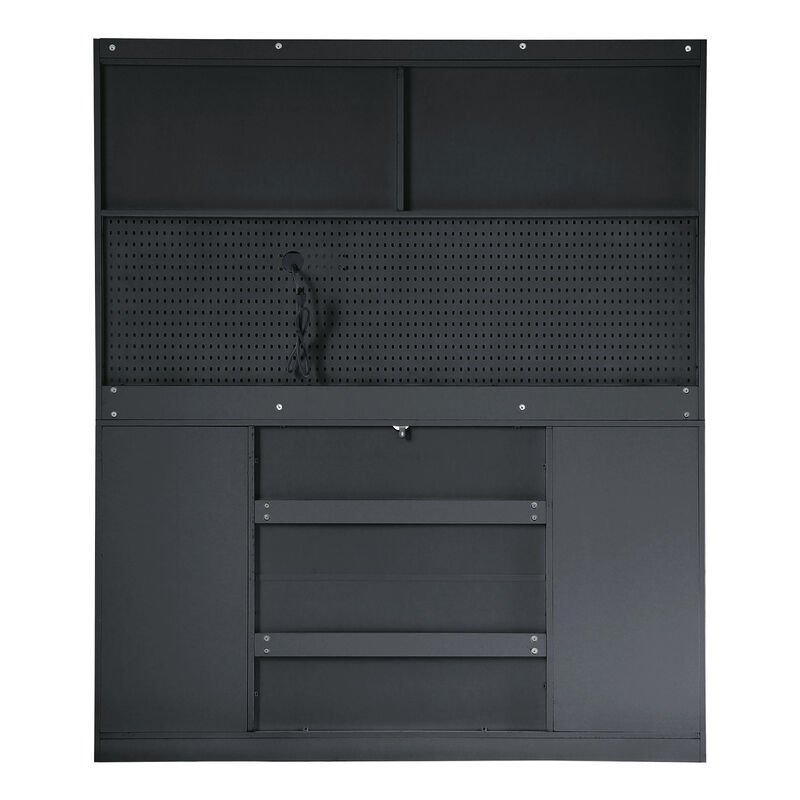Merax Freestanding  Buffet Large Coffee Bar Storage Cabinet