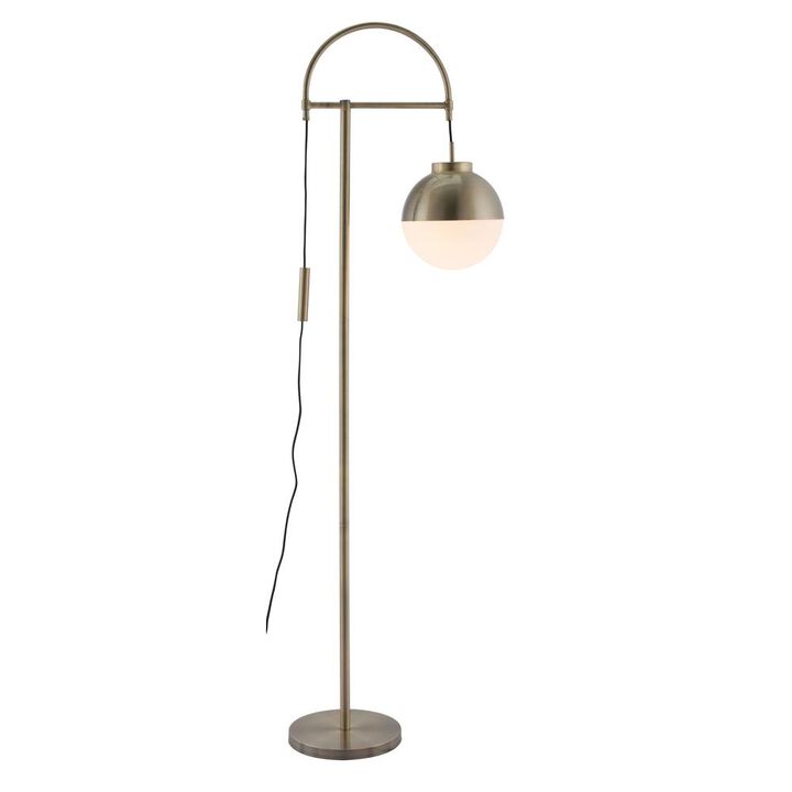 Belen Kox Floor Lamp White & Brushed Brass