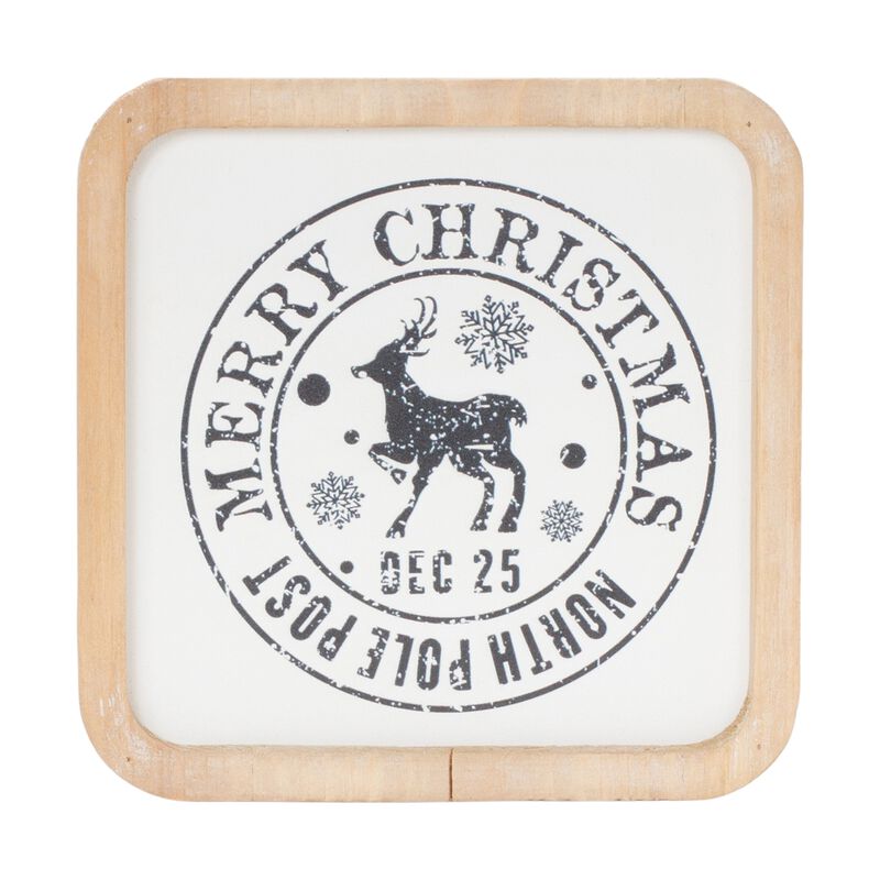 Holiday Mail Stamp Plaque (Set of 12)