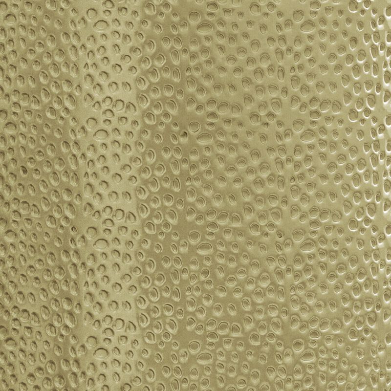 Bet Side End Table Set of 2, 16 Inch Round Tray, Modern Hammered Gold - Benzara