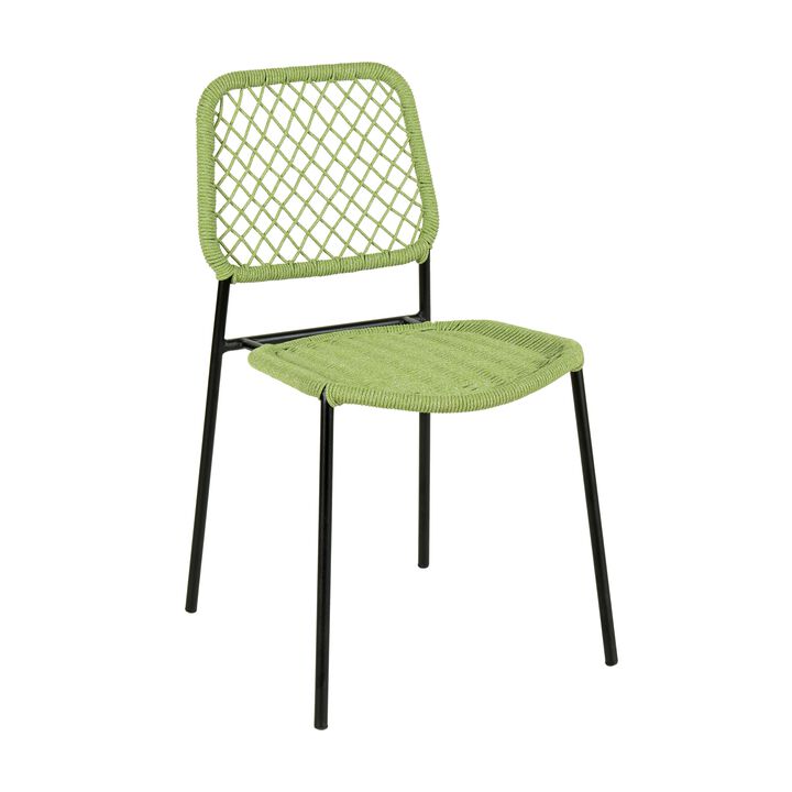Lucy Natural Dyed Cord Outdoor Dining Chair