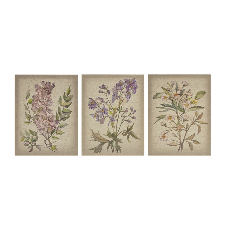 Gracie Mills Middleton Artistic Harmony 3-Piece Canvas Wall Art Set