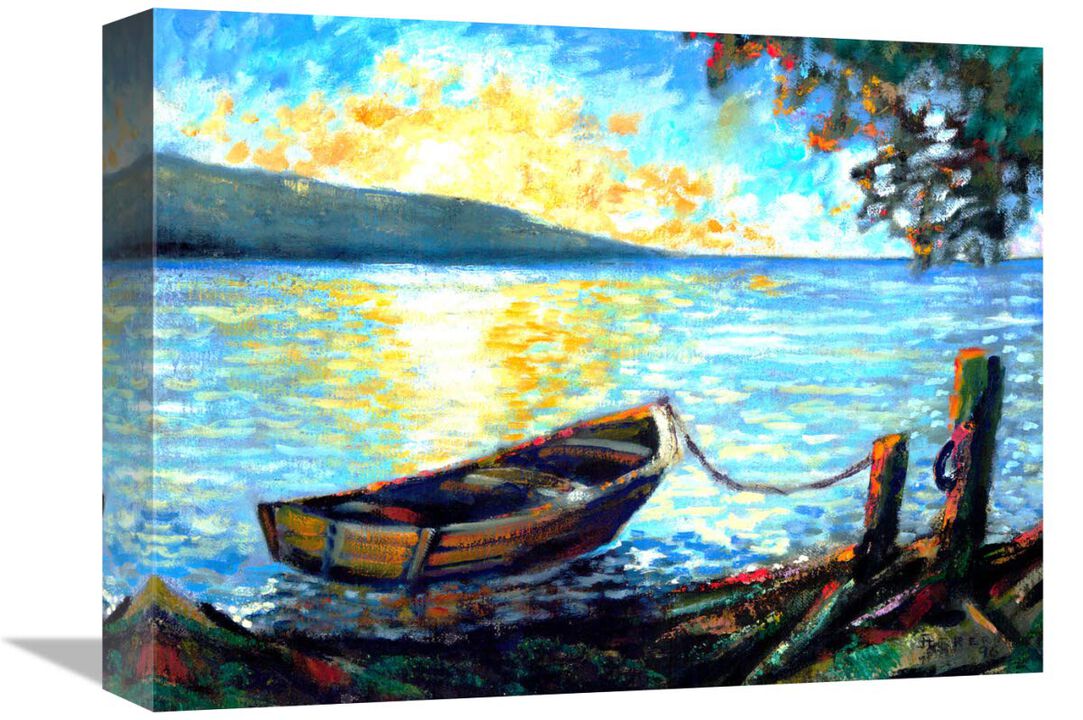 Xanadu Beach-Canvas Art-16x12
