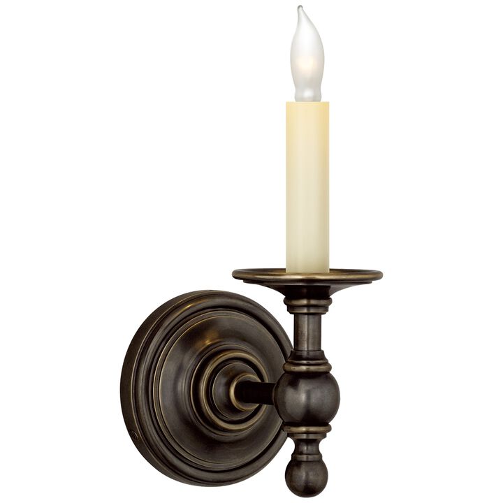 Classic Single Sconce in Bronze