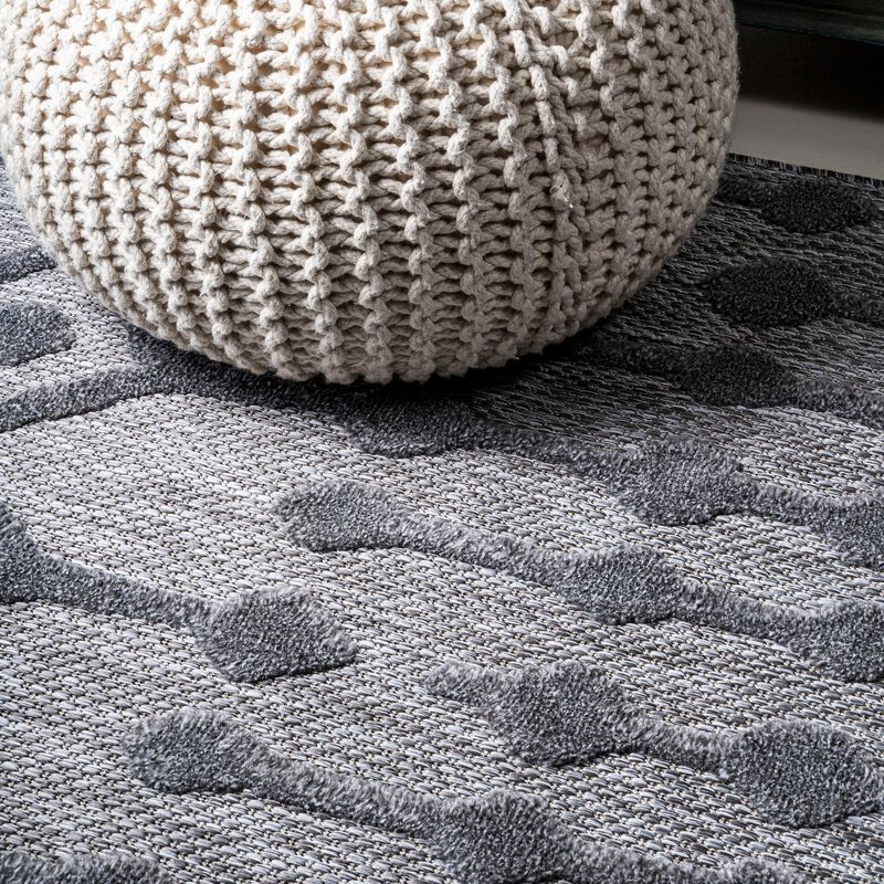Peralta Moroccan Diamond Indoor/Outdoor Area Rug