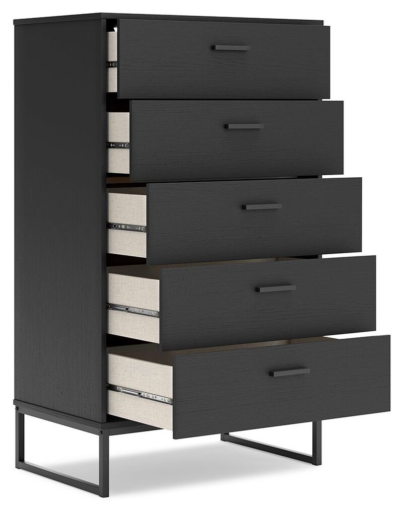 Socalle Chest of Drawers- Black