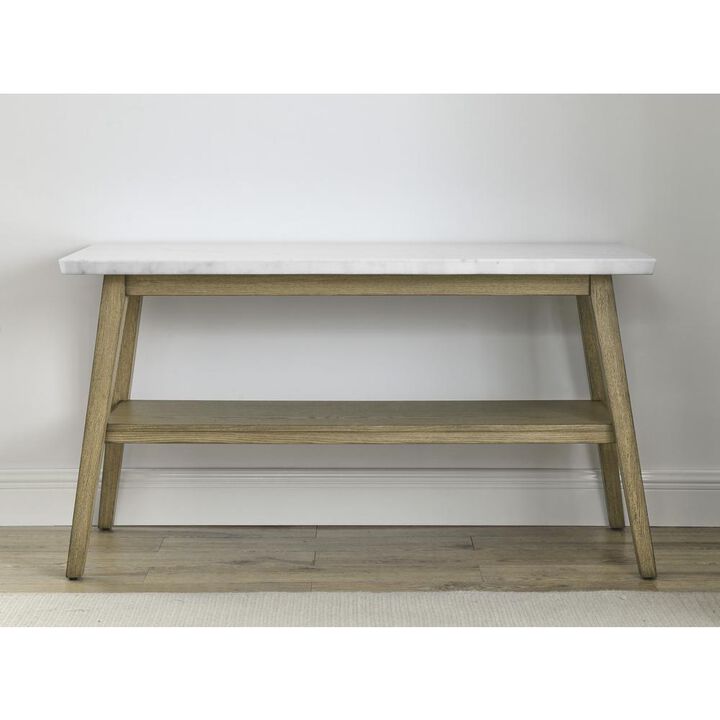 Vida White Marble Top Sofa Table