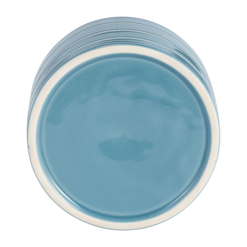 Skyblue 6" Striped Planter with Stand