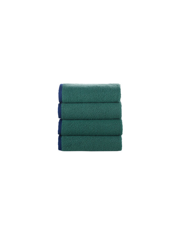 Brooks Brothers Contrast Frame 4 pcs Wash Towels
