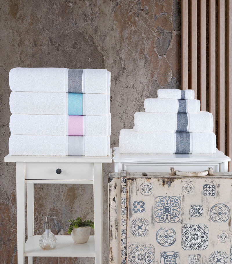 Brooks Brothers Ottoman Rolls 3 pcs Towel Set