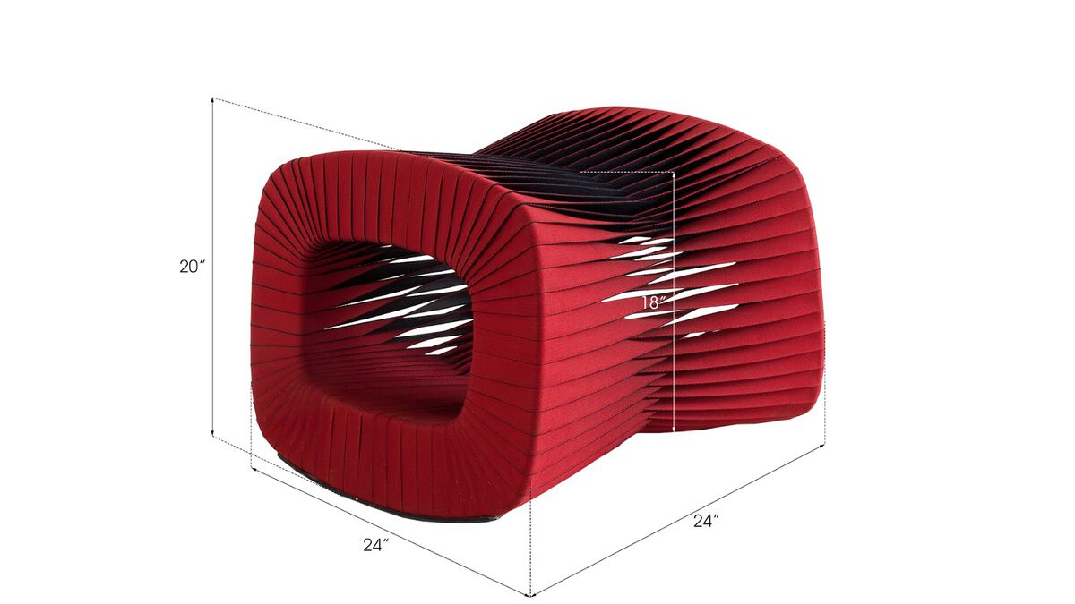 Seat Belt Ottoman