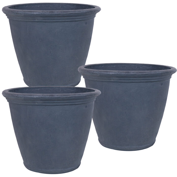 Sunnydaze 24 in Anjelica Unbreakable Polyresin Planter