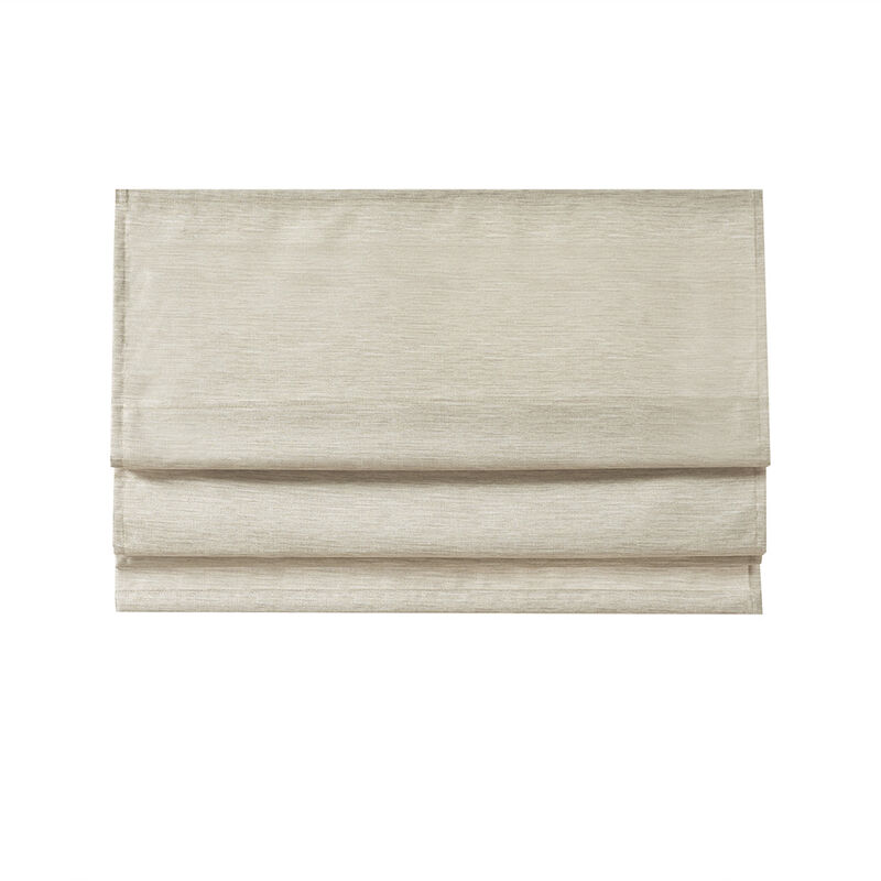 Gracie Mills Azenor Cordless Roman Faux Silk Shade with Room Darkening - 39x64"