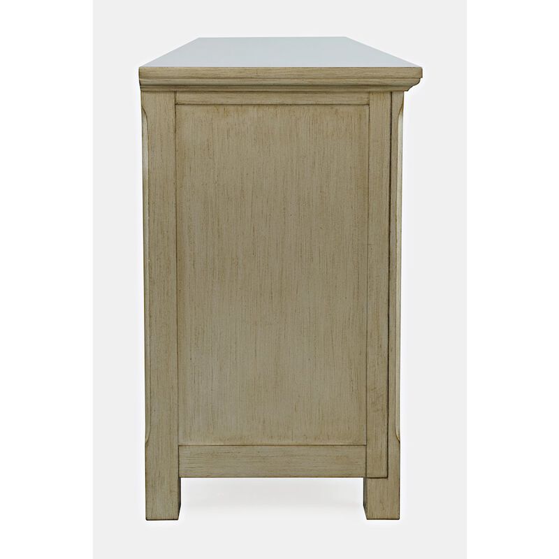 Jofran Isabella 69 Luxury Mirrored Sideboard Storage Cabinet