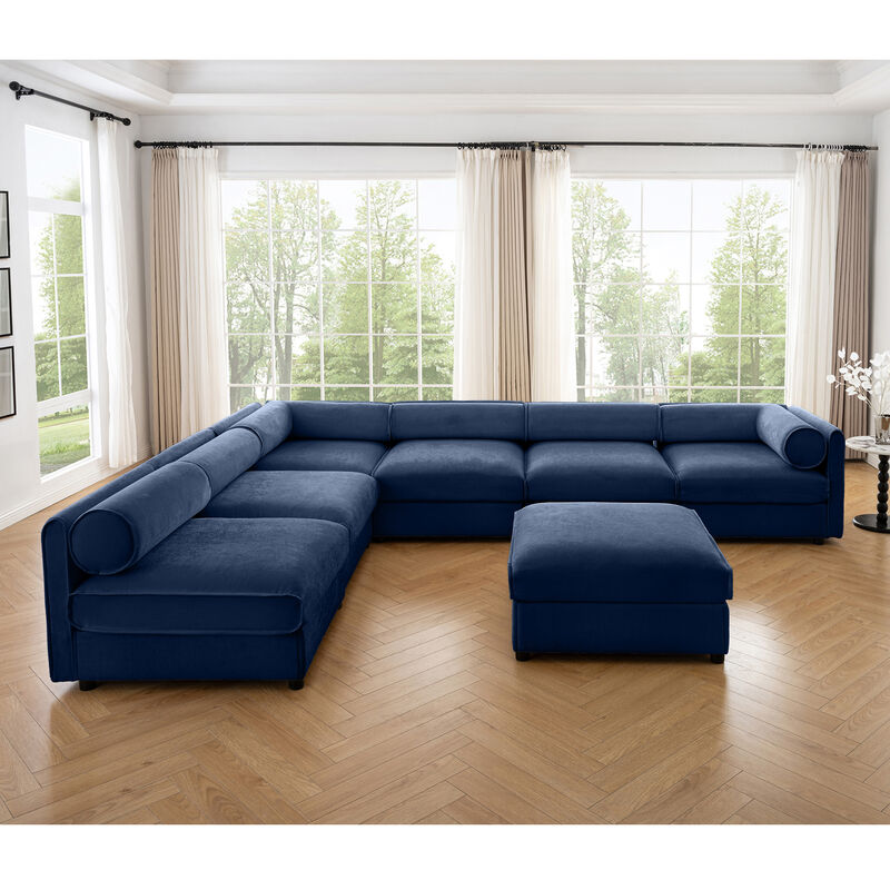 Merax Modern Modular Sectional Sofa with Storage