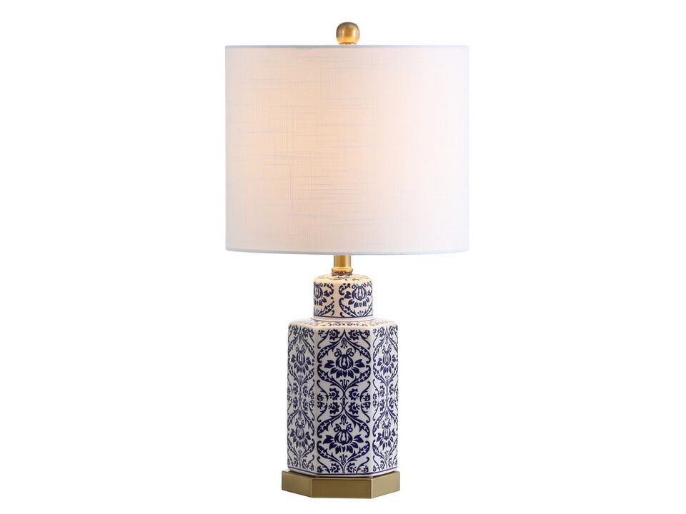 Diana Ginger Jar Ceramic/Metal LED Table Lamp
