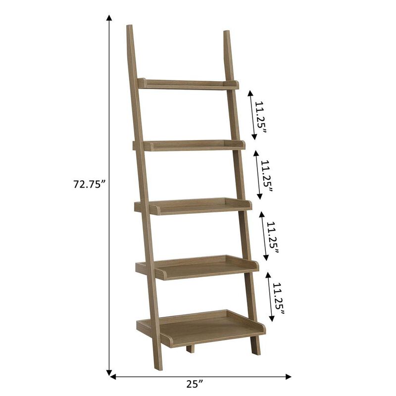 Convience Concept, Inc. American Heritage Bookshelf Ladder