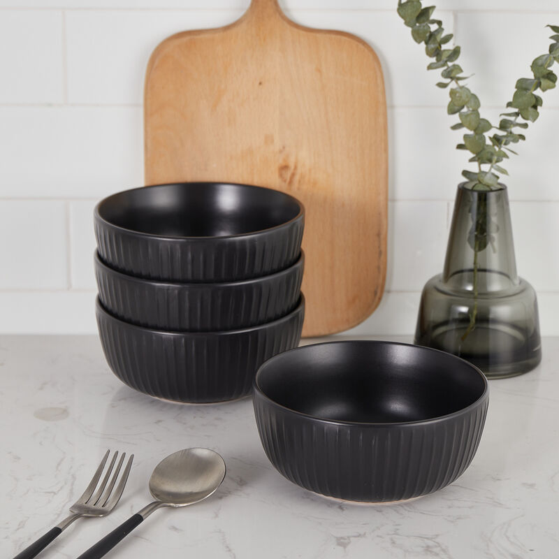 Stone Lain Logan Stoneware 24 Piece Dinnerware Set