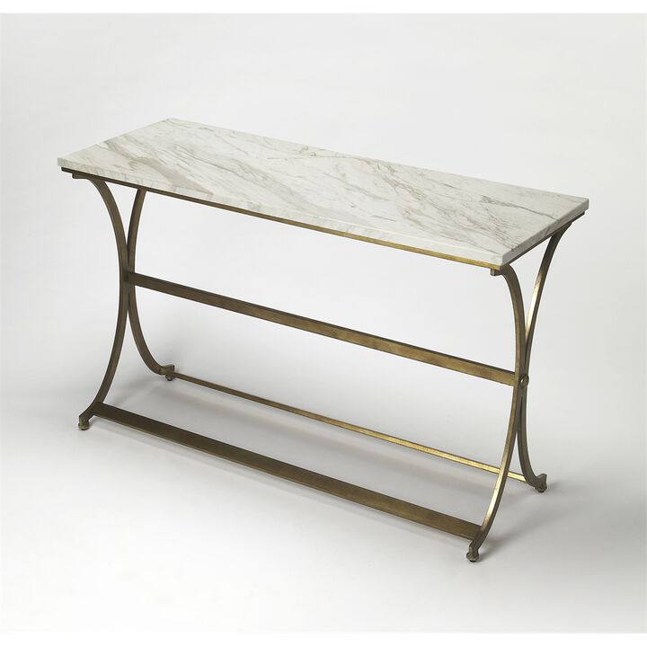 Travertine Console Table, Belen Kox