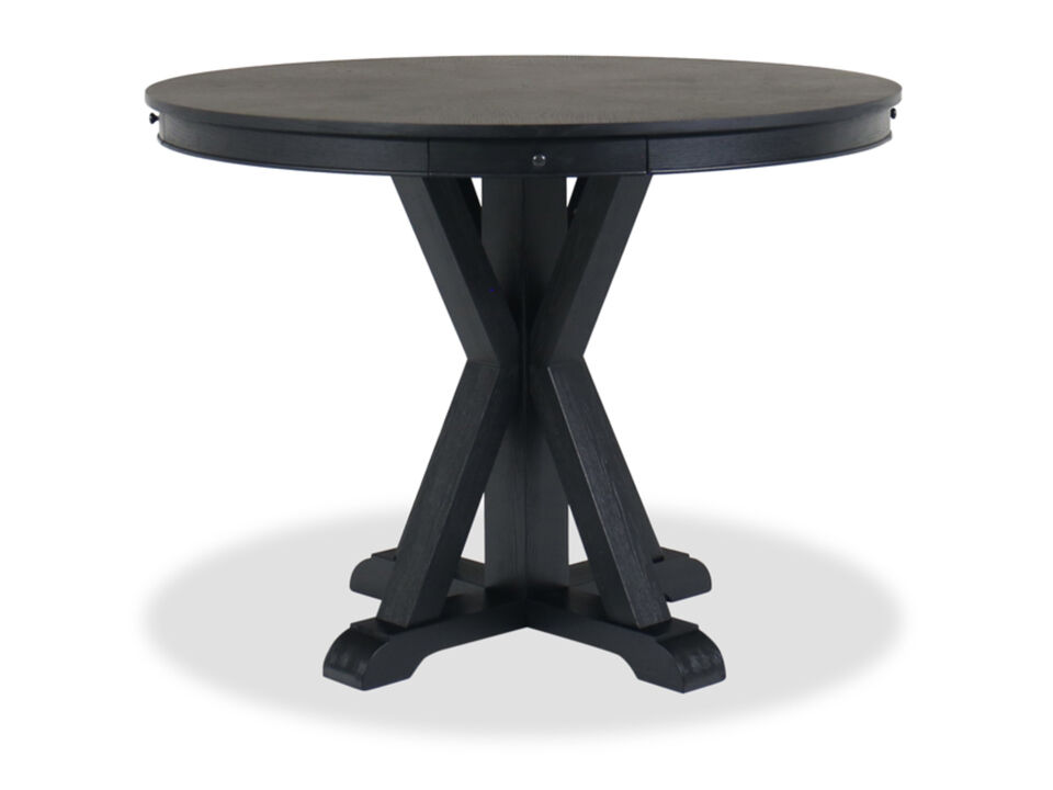 Rylie 48-inch Round Counter Dining Table with 4 Drawers