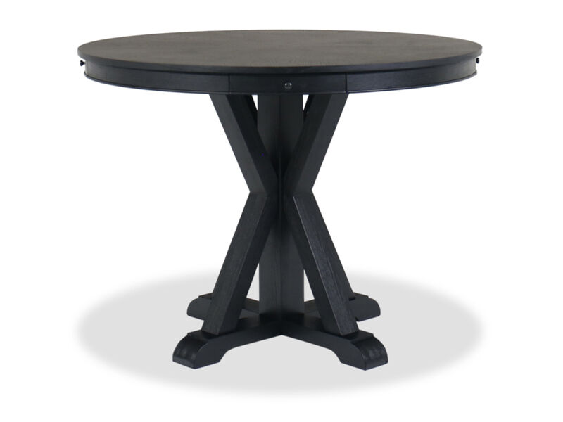 Rylie 48-inch Round Counter Dining Table with 4 Drawers