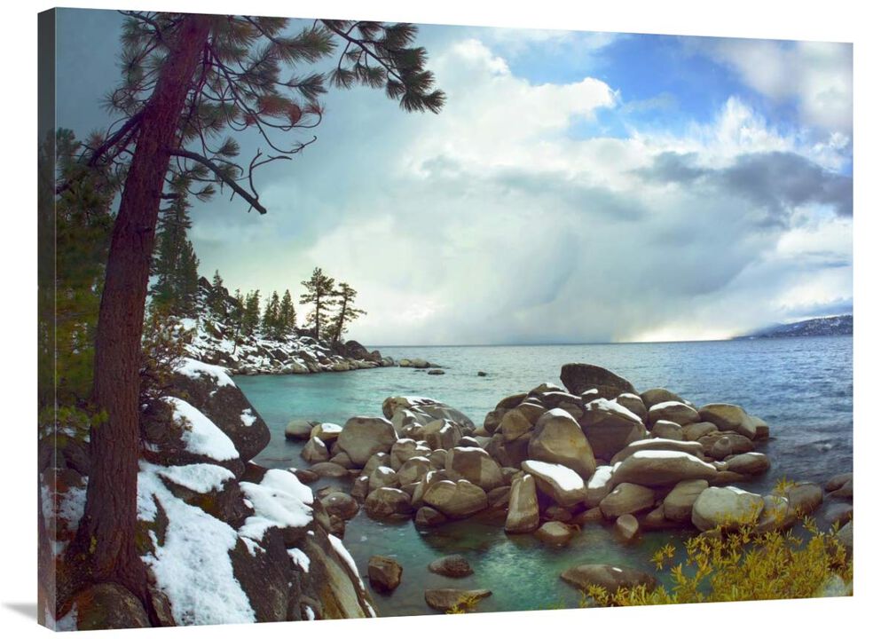 Memorial Point, Lake Tahoe, Nevada-Canvas Art-40x30