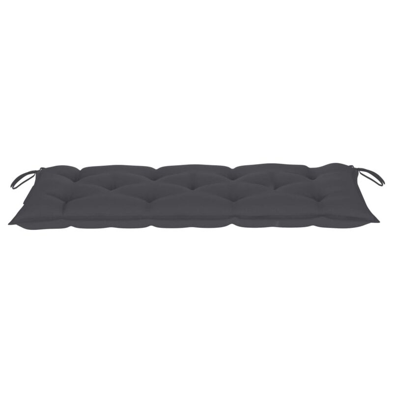 vidaXL Garden Bench with Cushion 47.2" Solid Acacia Wood
