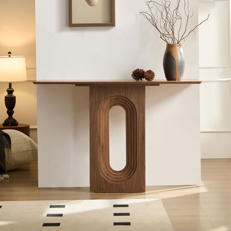 Merax Narrow Console Table for Hallway, Entrance