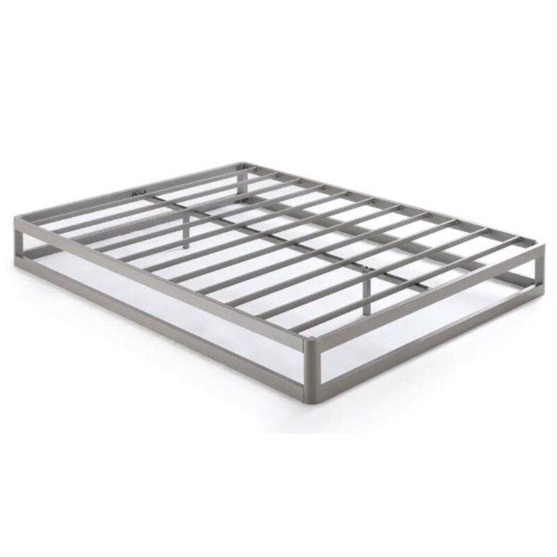 Hivvago King size Modern Low Profile Heavy Duty Metal Platform Bed Frame