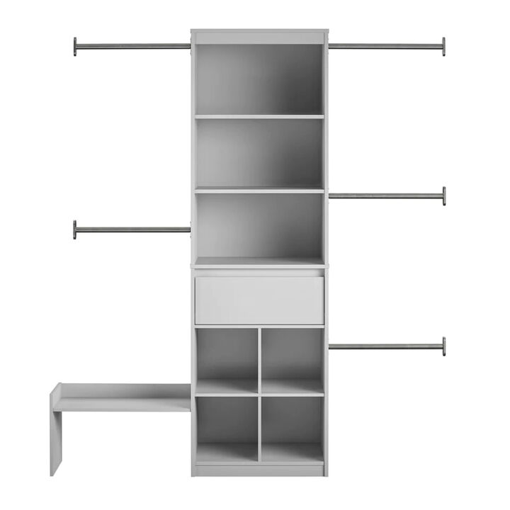 Little Seeds Grow with Me Adjustable Kids' Closet Organizer System