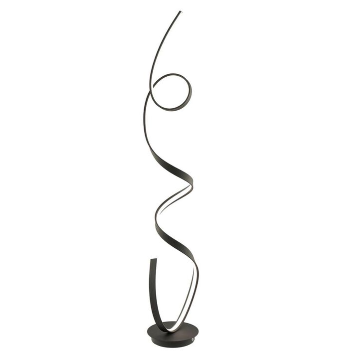 Amsterdam Floor Lamp White Metal Dimmable Integrated LED