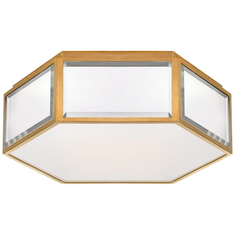 Bradford Small Hexagon Flush Mount
