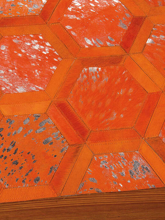 City Chic MA100 Tangerine 8' x 10' Rug