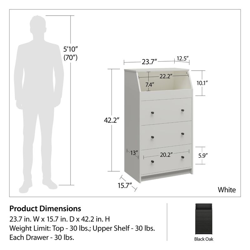 The Loft 3 Drawer Dresser