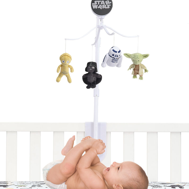 Lambs & Ivy Star Wars Classic Musical Baby Crib Mobile Soother Toy