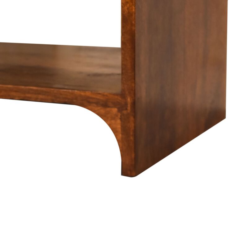 Artisan Furniture Newton 1 Drawer Solid Wood  Nightstand Chestnut