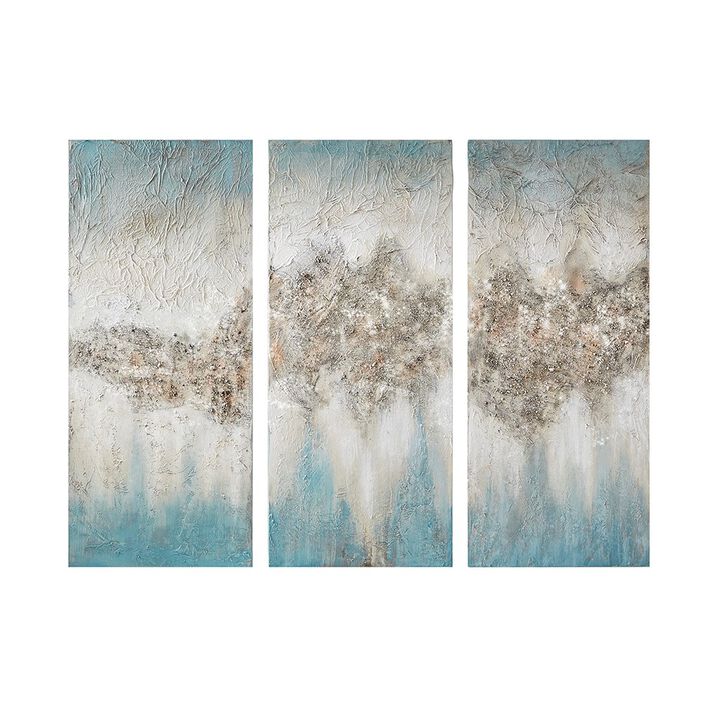 Gracie Mills Harry Luminous Ombre 3-Piece Canvas Set