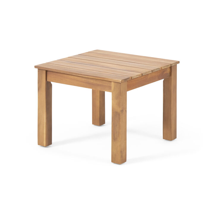 Merax Modern Wooden Square Side Table Coffee Table