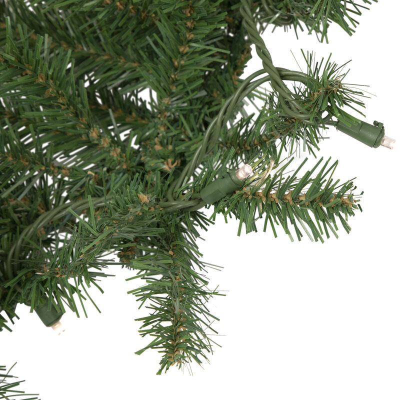 9' x 12" Pre-Lit Winona Fir Artificial Christmas Garland  Warm White LED Lights