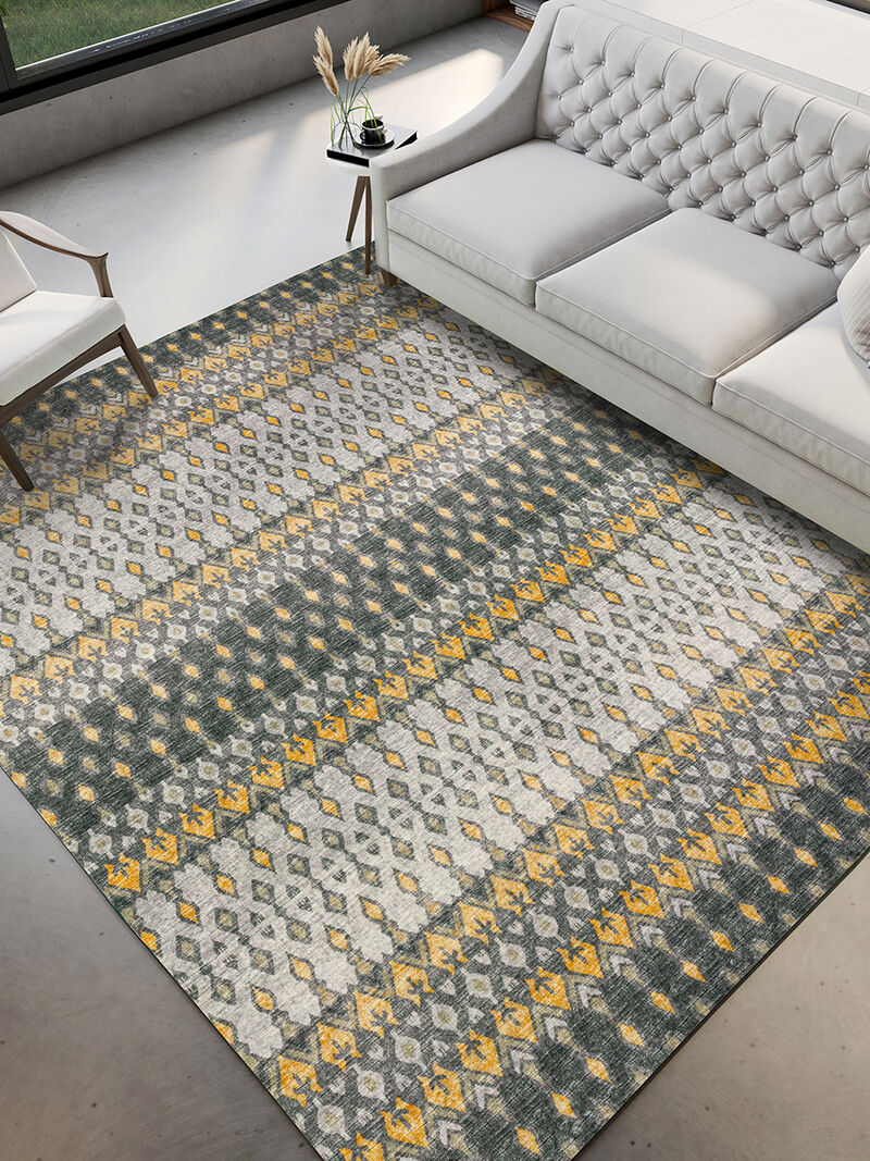 Brisbane BR1 Pewter 5' x 7'6" Rug